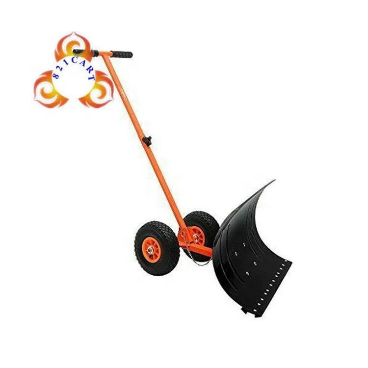 For Car Factory Promotion Snow Pusher Snow Shovel Mover With Wheel