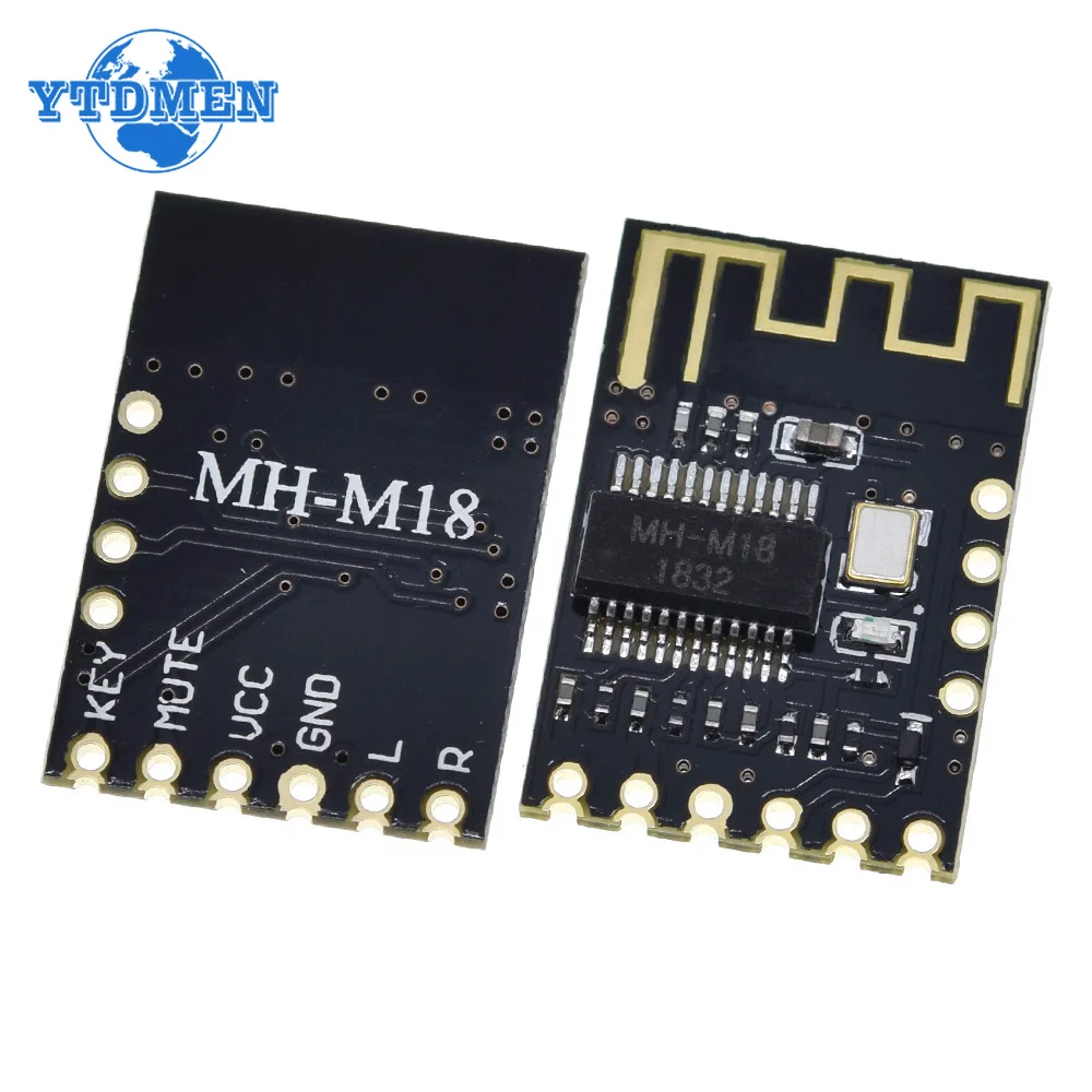 1PCS MH-MX8 Bluetooth 4.2 Audio Modul Verlustfreie Stereo MP3 Decoder Board 5V DIY Refit Lautsprecher Hohe Fidelity HIFI
