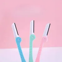 1/3pcs Safe Folding Ladies Eyebrow Trimmer Blade Shaver Anti-Scratch Razor Makeup Tools Eyebrow Trimmer Face Razor for Women 1