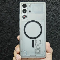 Shockproof Matte Clear Magnetic Soft TPU Slim Back Case - Anti - Fingerprint for ZTE nubia RedMagic 11 Pro+ (With Magnet)