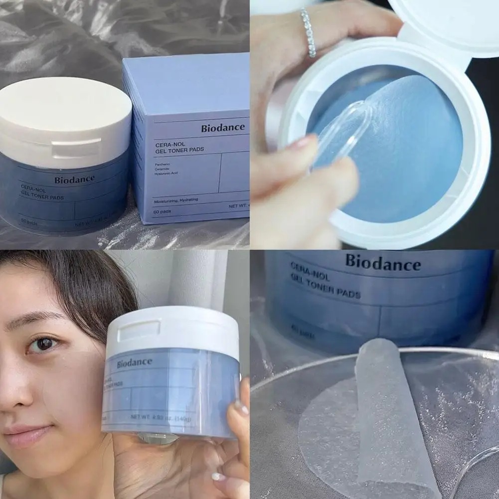 High-end Biodance Collagen Cotton Tablets 60PCS Elastic Firming Pore Moisturizing Calming Low Stab Nourishing Skin Care
