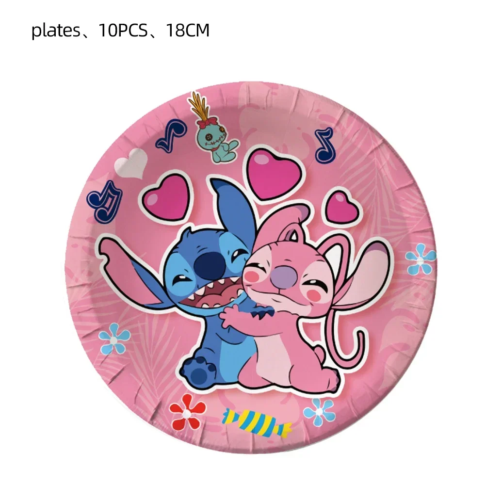 10pcs 7inches plates