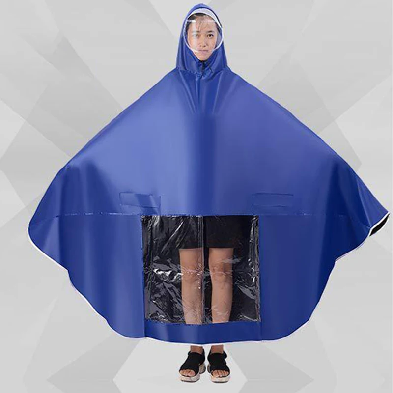 Electric Vehicle Poncho Battery Vehicle Enlarged And Thickened Single Square Raincoat Men's And Women's Bicycle Raincoat rain poncho,bike raincoat