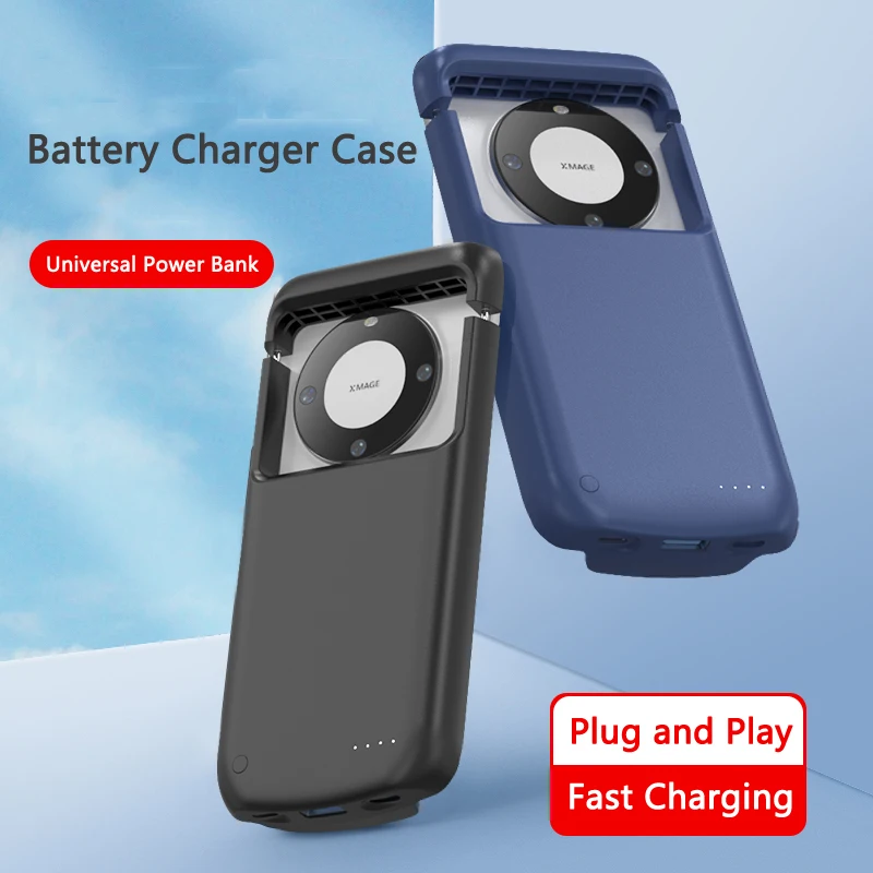 10000mAh Type C Universal Battery Case For Samsung S25 Huawei Xiaomi 3A Fast Charging External Battery Power Bank Charger Case_voghion.com