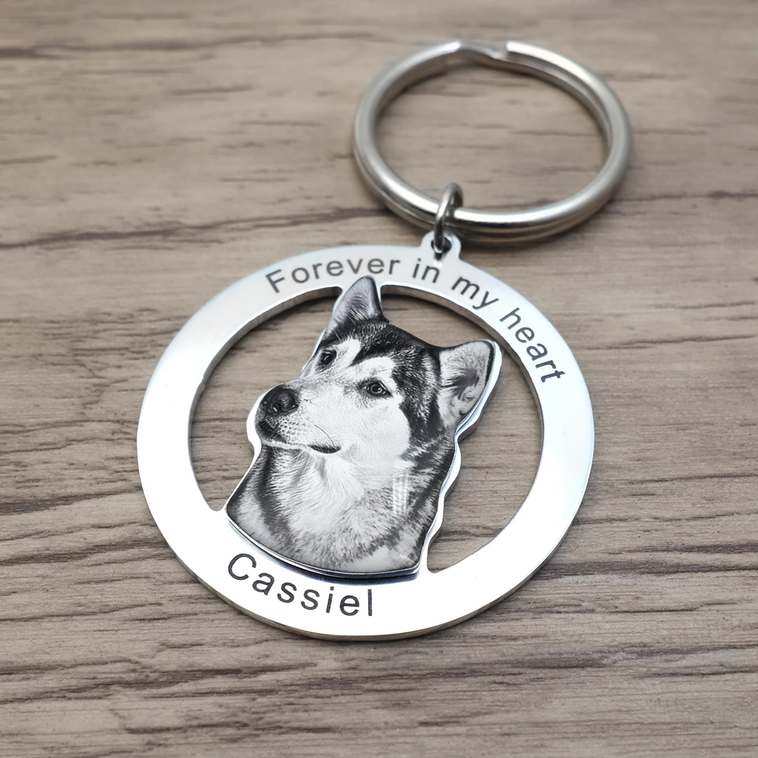 Custom Engraved Photo Keychain 6