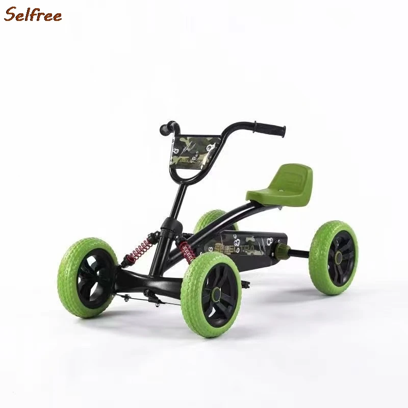 Selfree New Netflix Kids Go Kart Pedal Car Outdoor 4 Wheels 4-12 Years Old Bike Drift Wheelie Bike Bicicleta Infantil News