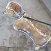 During the rainy season, dogs go out in transparent raincoats; Hooded waterproof jacket made of soft PVC material, dog raincoat 4