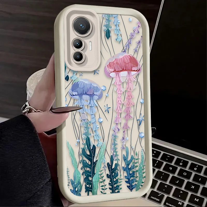 Fashion Pink Jellyfish Phone Case