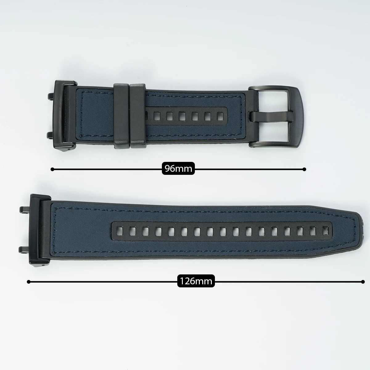 Elegant Leather Silicone Strap: Stylish Bracelet Band Loop
