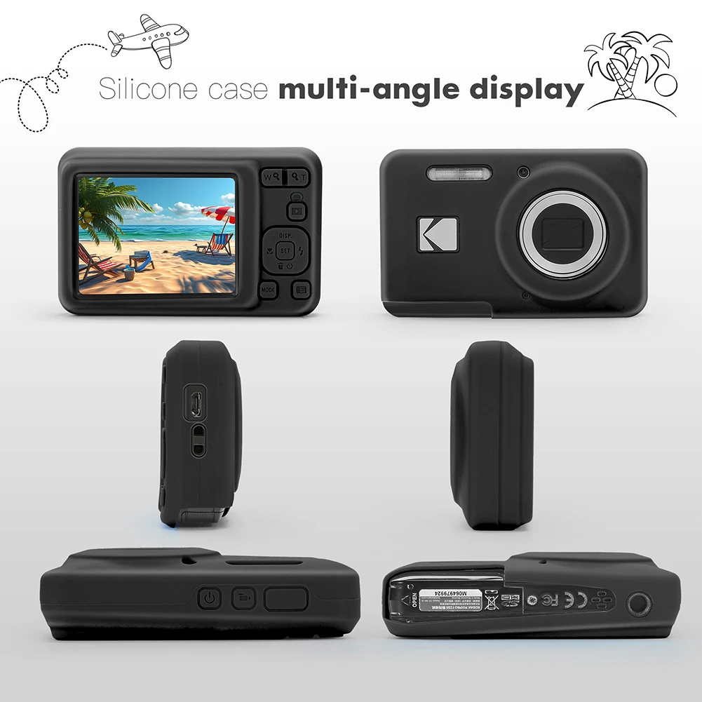 KODAK PIXPRO FZ55 ブラック　デジタルカメラ　専用カバー付き Amazon.com : Kodak PIXPRO Friendly Zoom FZ55 Digital Camera (Black