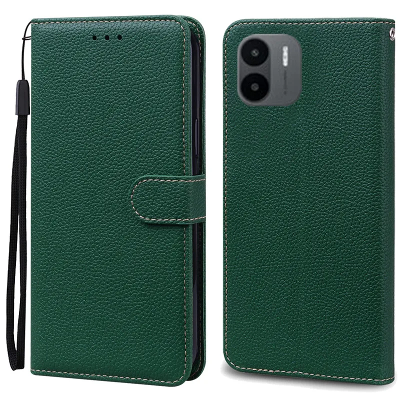 Leather Flip Wallet Phone Case - Elegant Book Style Cover, Durable Protection, Sleek Design