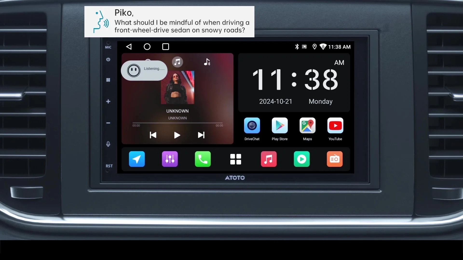 7 inch 2Din Android Car Multimedia Player Carplay Screen Android