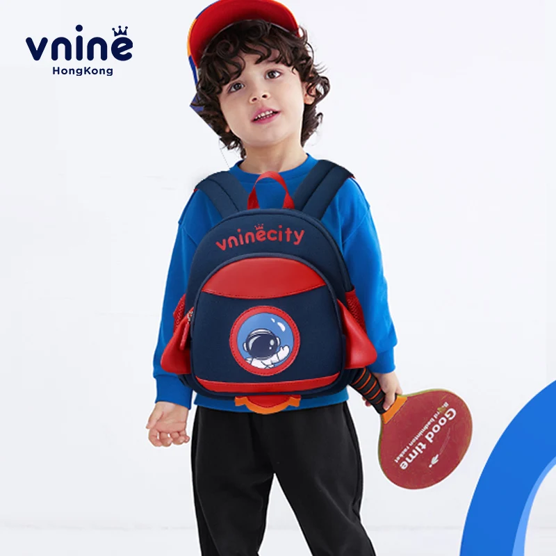 VNINE Kindergarten School Bag for Children, Boys and Girls Enrollment Baby New Boys and Girls Anti Lost Small Backpack