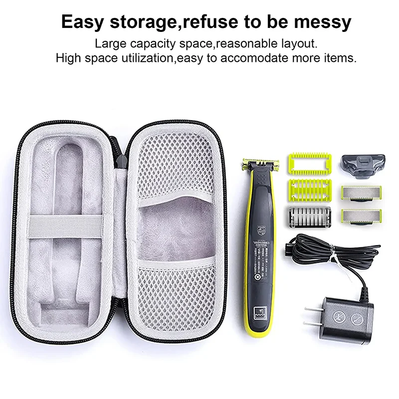 Geeignet für EVA-Rasierer-Aufbewahrungsboxen, passend für Philips OneBlade Rasierer, wasserdicht, stoßfest, verschleißfest. – Detail 6