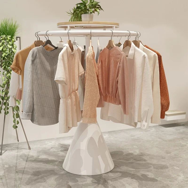 

custom，Display rack Children's clothing rack Circular rotating hangers midisland floor style clothes
