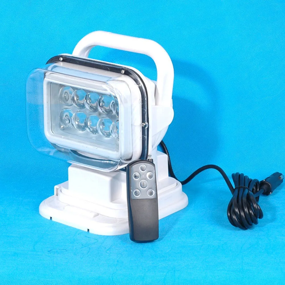 Wireless Remote Control Led Search Light Portable 7 Inches 50W Boat