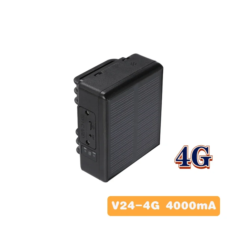 V26/V24 GPS Tracker Solar Power Charger Waterproof Pet GPS Tracker Location Locator Anti-lost for Farm Horse Sheep Cow
