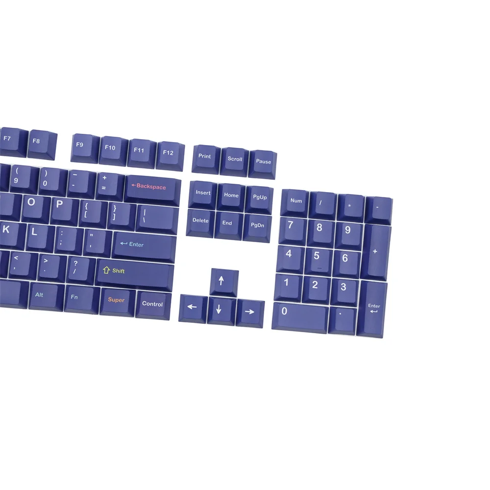 Keycap teclado mecânico, Inglês DYE Sublimação, PBT