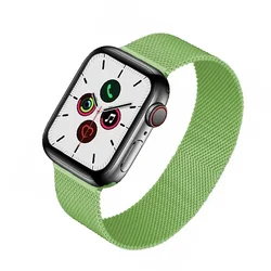 Elegant Milanese Loop Magnetic Bracelet for 49mm-42mm-44mm-45mm (Mint Green 35)