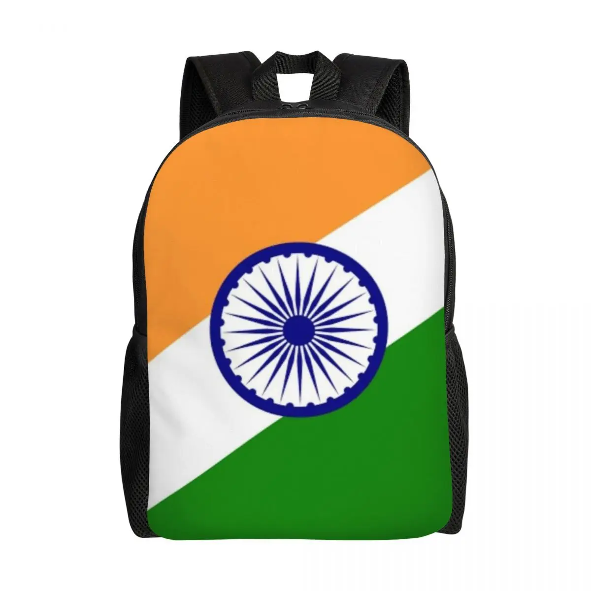 

3D Printing Indias Patriotic Backpacks for Girls Boys Flag Of Indias School College Travel Bags Bookbag Fits 15 Inch Laptop