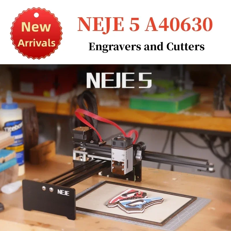 NEJE 5 A40630/N30820 Laser Engraving and Cutting Machine 17*17cm Engraving wood, leather, plastic, glass, stainless steel