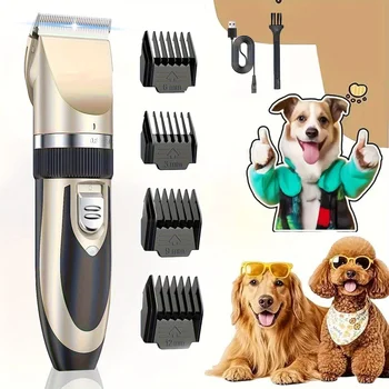 Wireless Pet Grooming Kit – Low-Noise 1