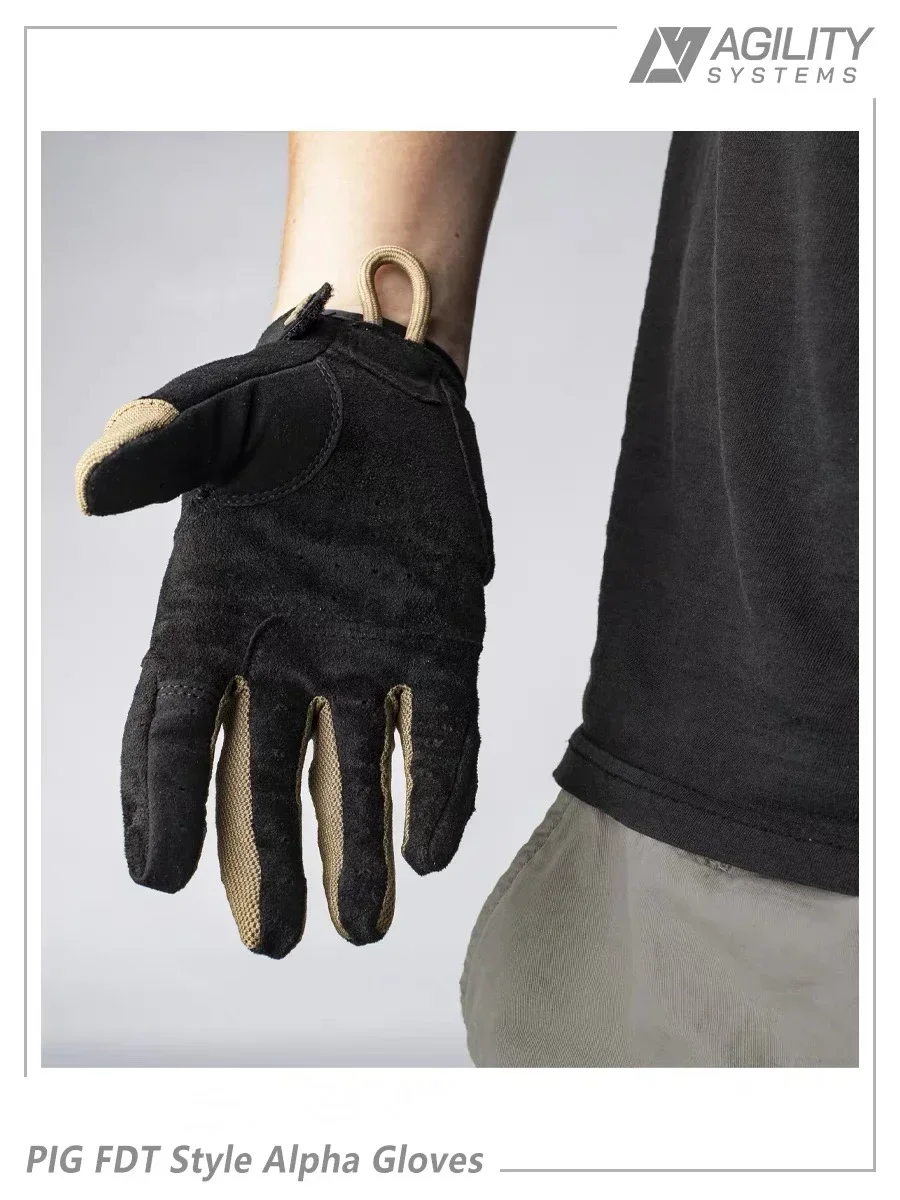 Pig FDT style gloves for outdoor camping riding Breathable lightweight non-slip touch screen 5