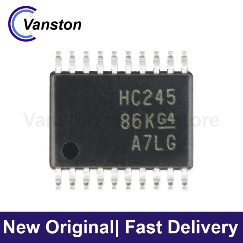 

3Pcs SN74HC245PWR SN74HCT245PWR TSSOP-20 Tri-State Output 8-Bus Transceiver Chip New Original