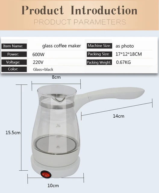 BrewGenie Portable Electric Coffee Maker 500ml Stainless Steel Mocha Pot  For Espresso, Turkish & Greek Coffee 220V, Separated Design With Italian  Style Ideal For Home, Office & Travel From Heng10, $19.27