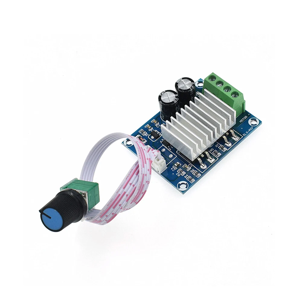 DC Motor Speed Controller Motor Speed Controller Electric Motor Speed Controller PWM DC12-24V Motor Speed Controller 20A Motor Speed Governor Adjustable Regulator Temperature Regulating Dimming Switch