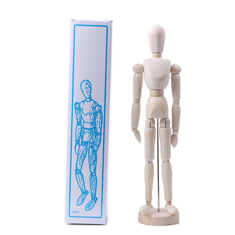 Lot De 6 Mannequins Articulés En Bois Pour Artistes – Posez-les Comme Vous Voulez !