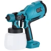 Cordless Electric Spray Gun Paint Sprayer Auto Furniture Steel Coating Airbrush,Compataible Makita and Heimerdinger 18V Battery 2