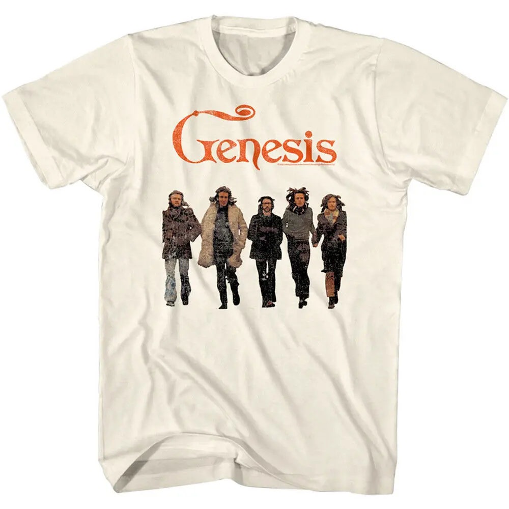 Genesis Rock Band Photo Maglietta Da Uomo Phil Collins Album Concert Tour Merch