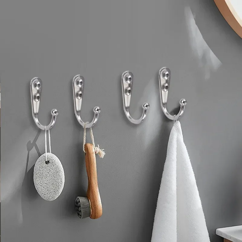 Description Picture 5 of item30/1set Alloy Hooks with Screws Wall Mounted Hanging Hangers for Coat Towel Bags Caps Hook Kitchen Bathroom Storage Rack Holders