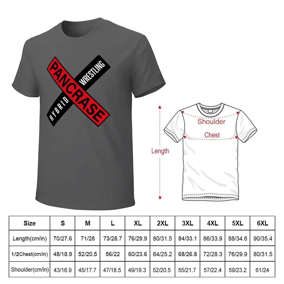Pancrase Hybrid Wrestling T-Shirt anime clothes quick drying plain 