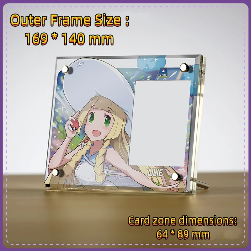 japanese pokemon card brick Pokémon PTCG Japanese version リーリエ Lillie Exclusive Acrylica Brick Card  Display