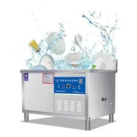 Commercial Kitchen Dishwasher Automatic Ultrasonic Industrial Sink Dishwasher Household Cleaner Dishwasher 1