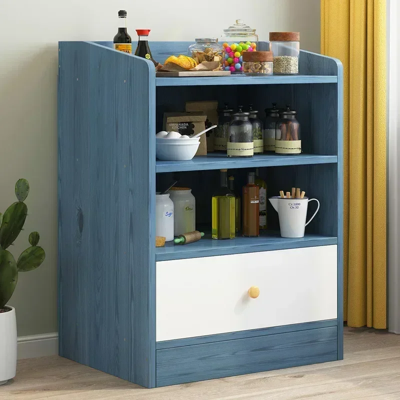 Simple Display Sideboard Cabinets Kitchen Drawer Filing Coffee et Rattan Sideboard Storage Cabinet Dining Room Furniture