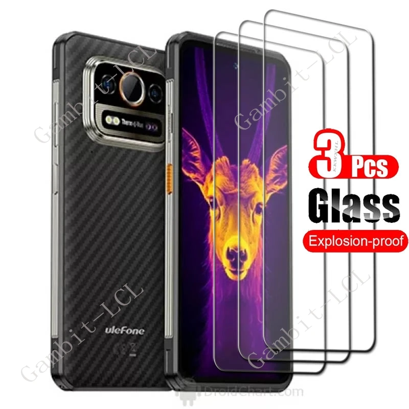 Custodia Ulefone Armor 25T Pro Morbida TPU Nero + Pellicola Vetro Temperato [2 In 1] – Protezione Totale Anti-urto E Anti-graffio