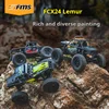 FMS 1:24 Lemur RC Remote Control Four-Wheel Drive Cross-Country Climbing Model FCX24 Two-Speed Variable Speed Desktop Model RTR 4