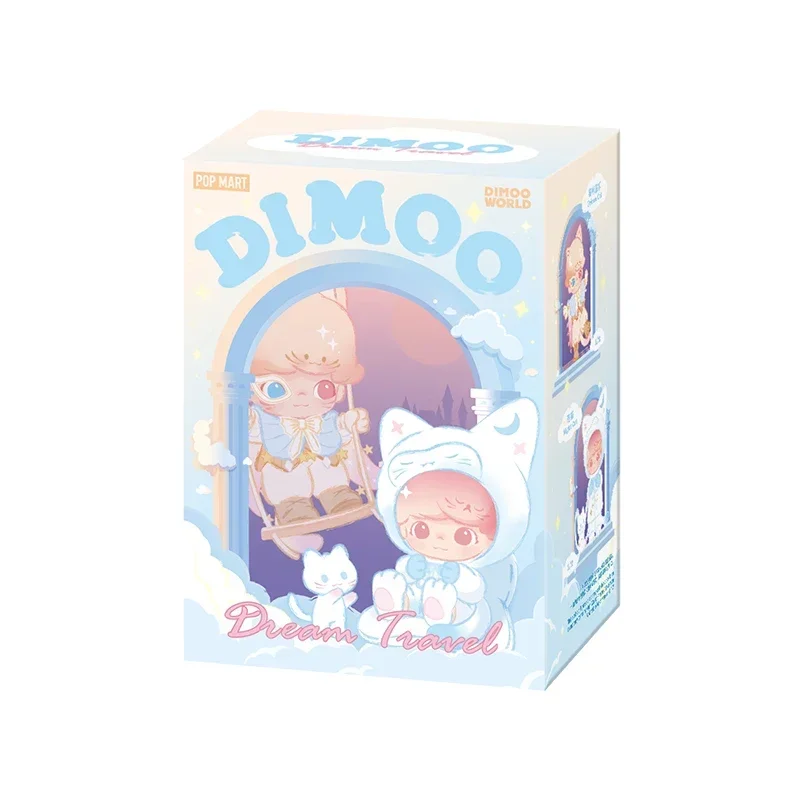 thumbnail image 1 of Figuras de acción de anime POP MART DIMOO Sleepwalking Series, adornos para bolsas de adivinación, decoración del hogar, muñecas de escritorio, modelo de regalo para niñas, 1 of 5