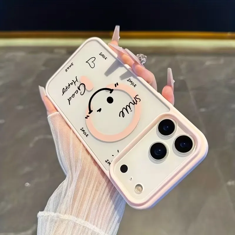 Smiley Face Anti-Drop Magsafe Phone Case