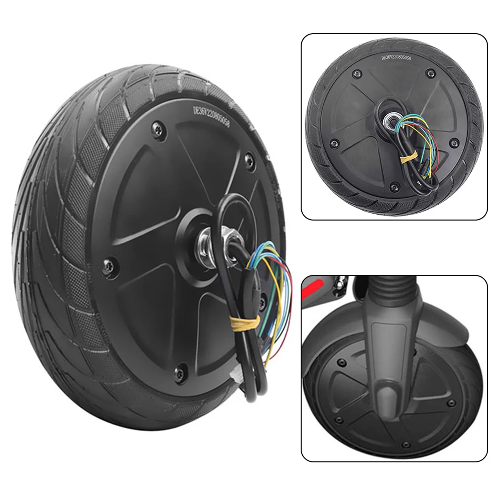 

Tire Motor Wheel Motor Rubber Scooters 1PC For Ninebot ES1 ES2 ES3 ES4 Motor Wheel Aluminum Alloy Black Driving