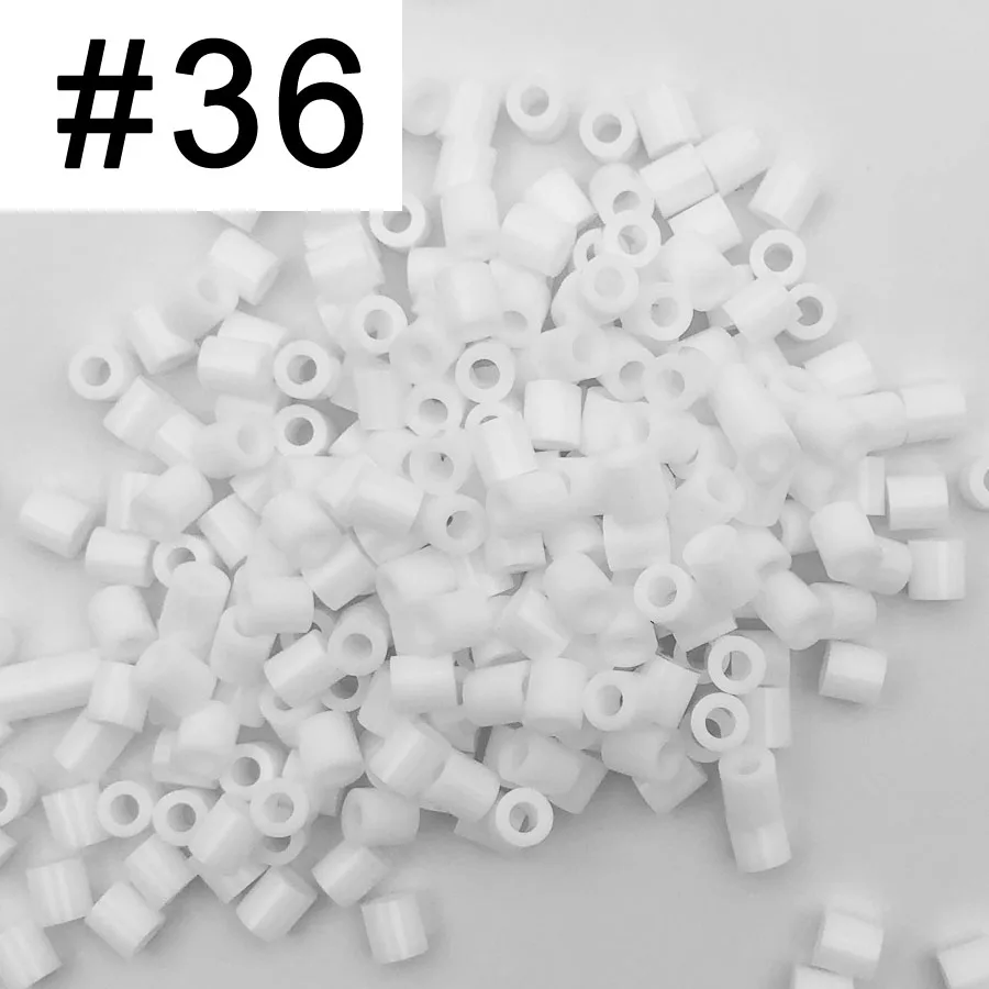 5mm 1000PCS Assorted Colored Hama Beads for Kids DIY Pixel Art and Puzzles