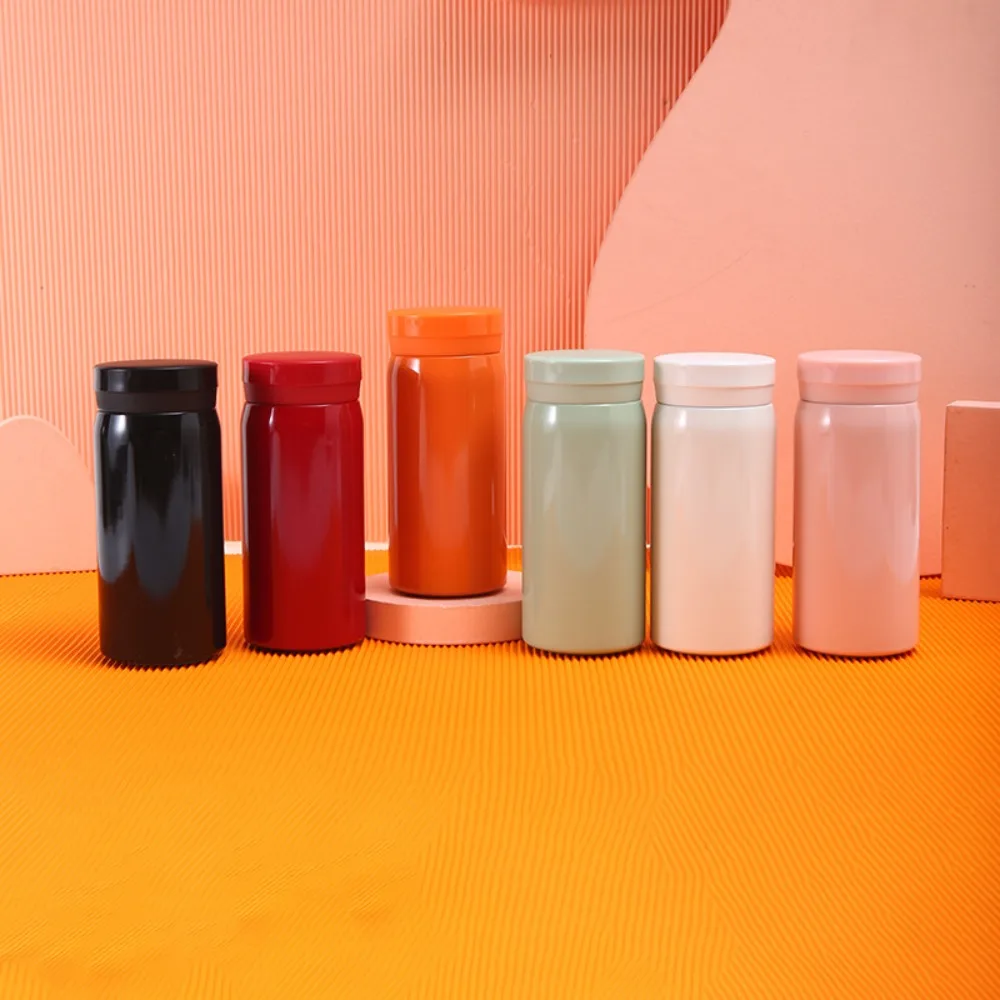 미니 보온병 내구성 304 스테인레스 스틸 보온병 컵, 절연 누출 방지 여행용 물병, 200ml, 280ml