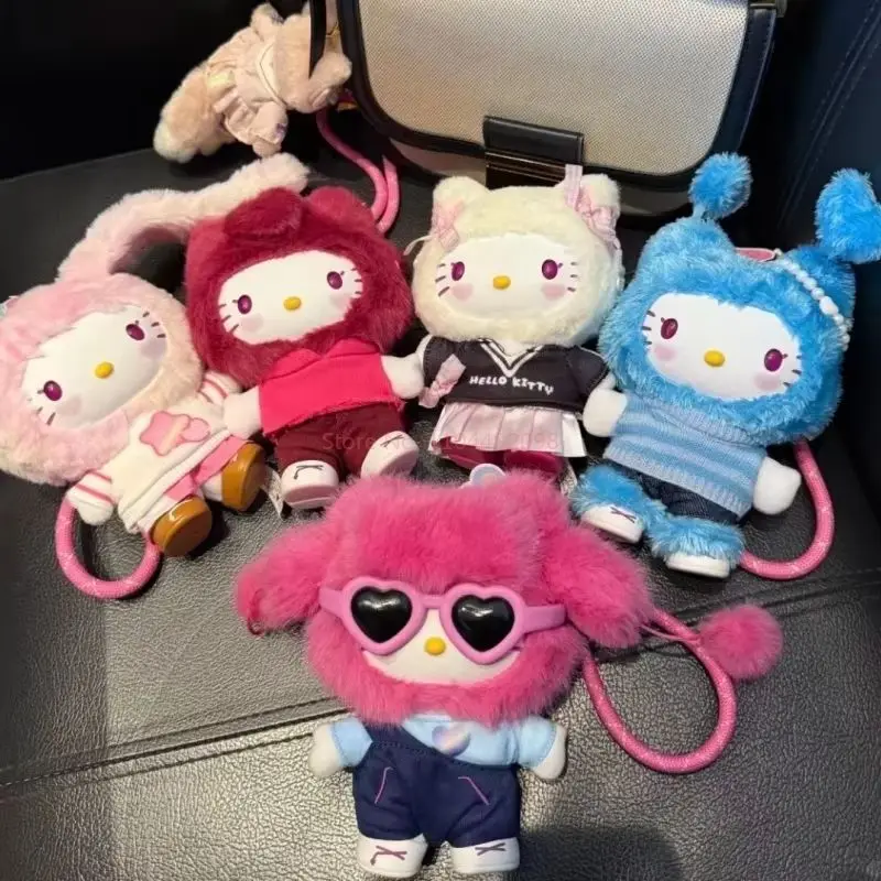 Genuine Hello-Kitty Pop Star Velvet Pendant Series Blind Box Vinyl