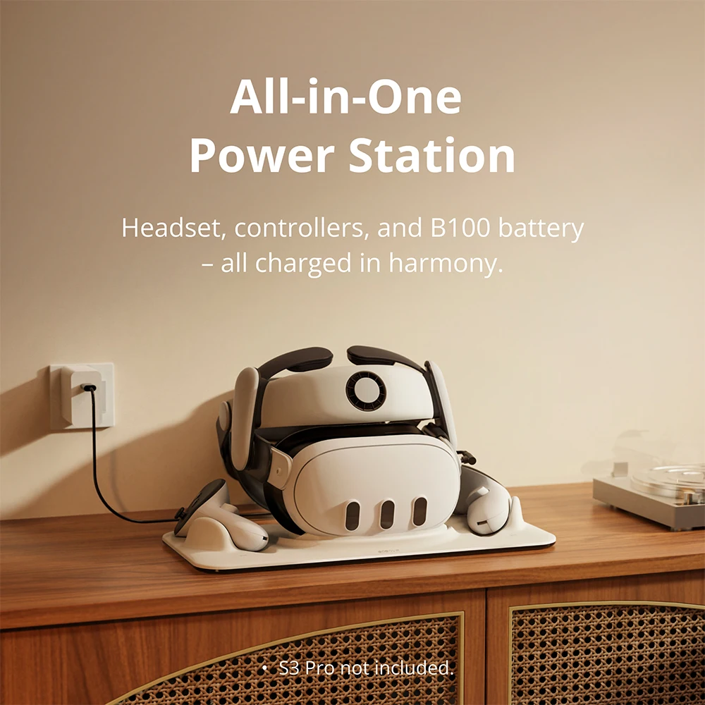 BOBOVR D3 Charging Dock Compatible with Quest 3 Headset