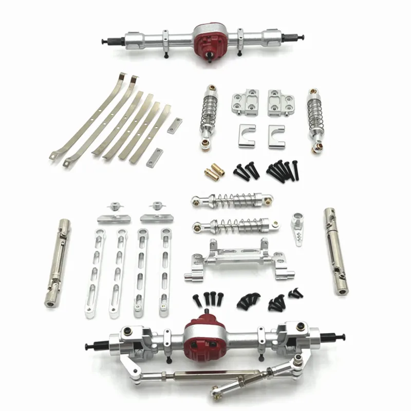 Chassis Reinforcement Parts Metal Upgrade for MN Model 1/12 MN82S 82 82pro LC79 RC Car  Front and Rear Assembly Kit 3