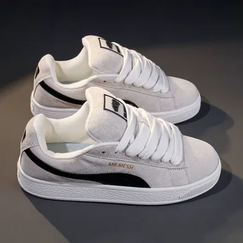 2026 New Men's Shoes Fashion Versatile Breathable Casual Shoes Anti Slip Thick Soled Board Shoes 1