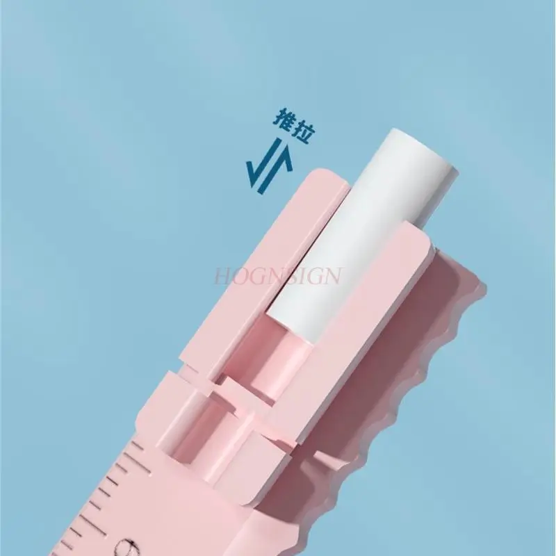 1개 나침반 펜 4 in 1 연필 자 자동 다기능 귀여운 소녀용 드로잉 시험 도구